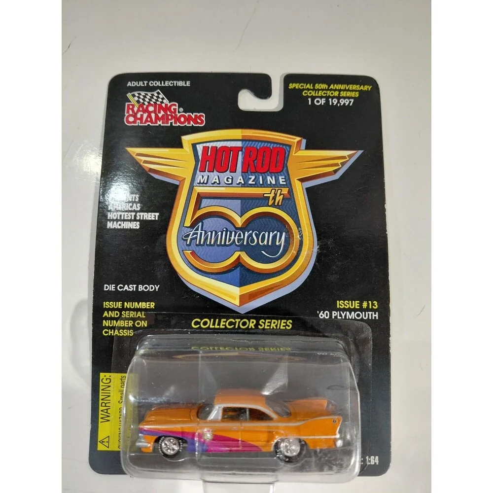 Racing Champion 1:64 DieCast Hot Rod Magazine 50th Anniversary 1960 Plymouth
